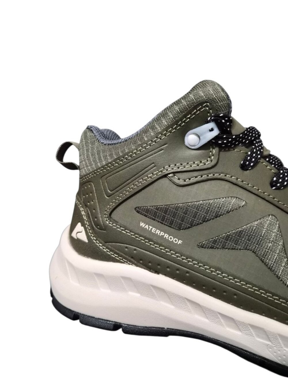 Ozark Trail Womens Tech Hiking Shoes Waterproof Size 8.5 Lace-Up Olive Green - Picture 3 of 8